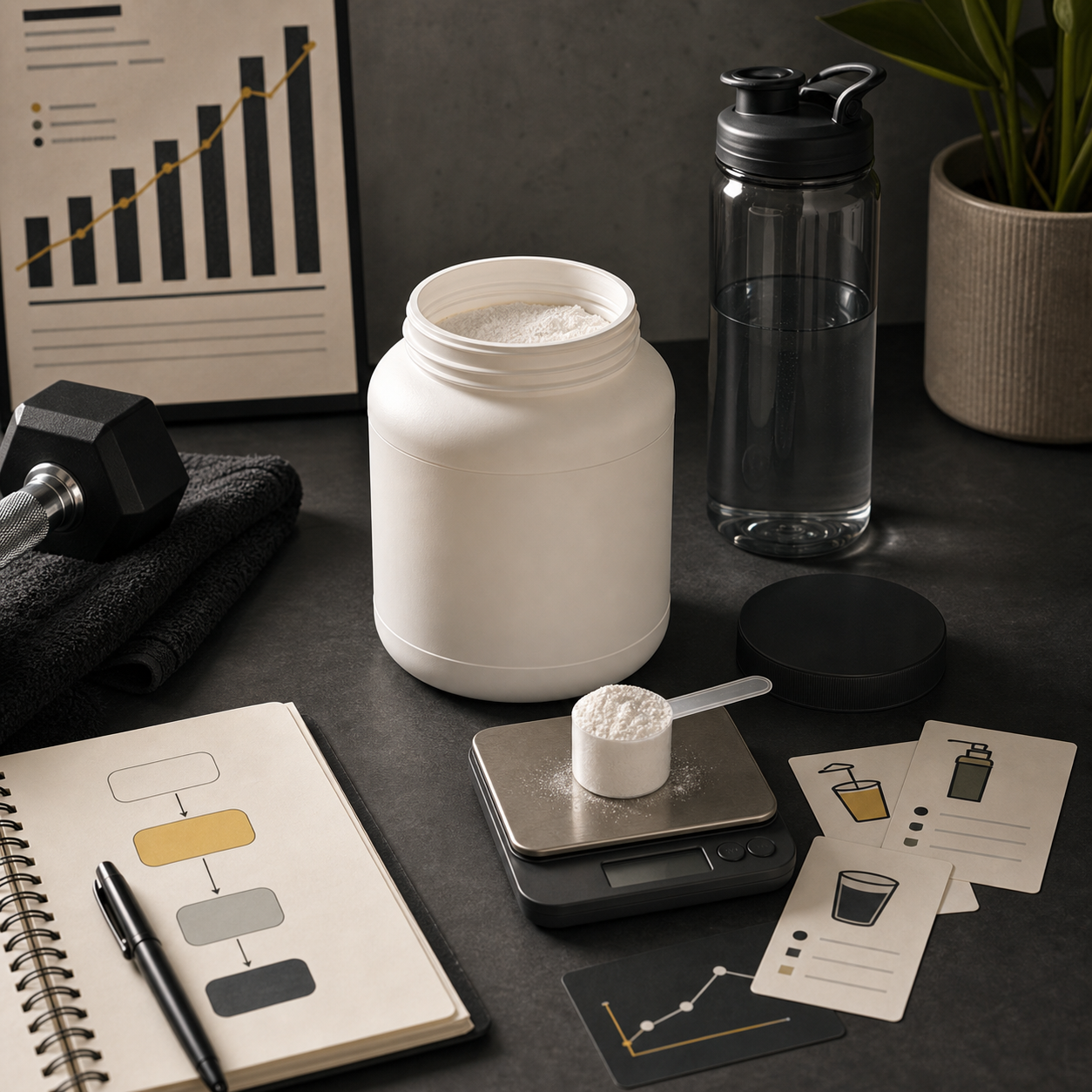 Non-branded creatine product context